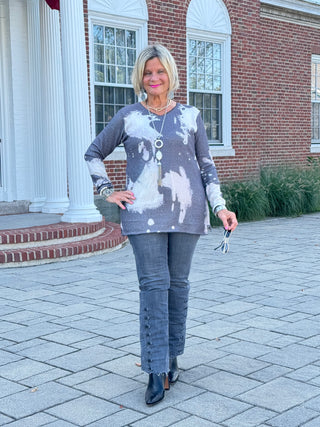 SHADES OF GRAY SWEATER