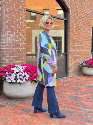 Ethyl Draped Open Front Cardi - Anticipate