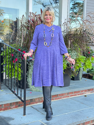 FALL MAGIC BLUE DRESS