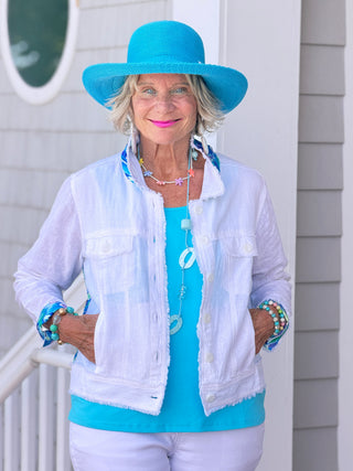 CAPE COD BREEZE LINEN JACKET TANGO MANGO