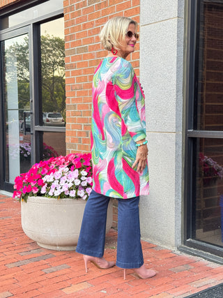 Ethyl Classic Long Length Cardi - KAMAS
