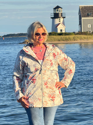 Women's New Englander® Floral Printed Rain Jacket