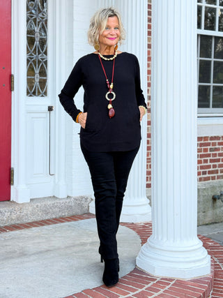 Ethyl Soft Pocket Sweater - Apply ETHYL JEANS