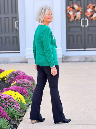 Women's Mistletoe And Martinis Embellished Sweater Cathys Place