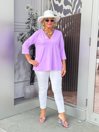 TAILORED V LILAC SLEEVE