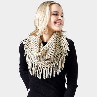 Mini Tube Fringe Scarf Cathys Place