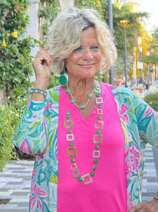 Ethyl Classic Long Length Cardi - Humboldt