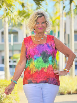 ETHYL ARTWORK TANK ETHYL JEANS