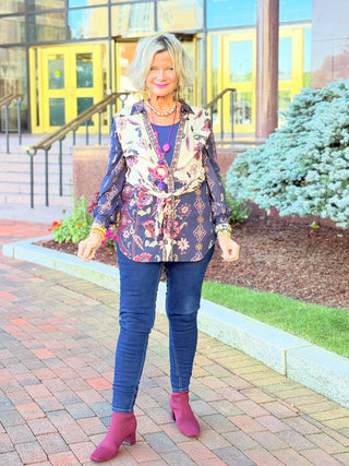 KENSINGTON TIE  BLOUSE Cathys Place