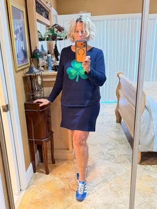 LULU-B NAVY SKORT LULU b