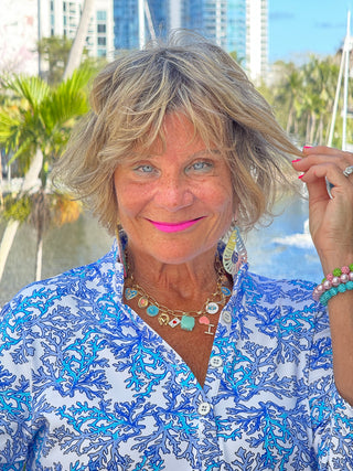 LULU B CORAL BREEZE TUNIC