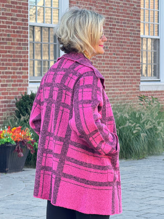 SOUTHERN NIGHTS BURGUNDY POCKET SWEATER
