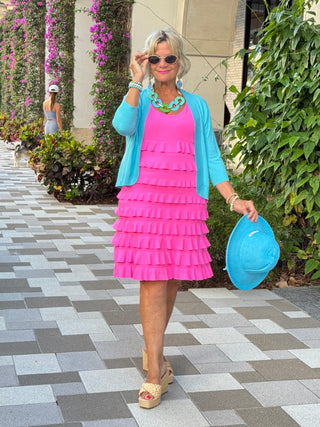 HOT PINK CHA CHA DRESS