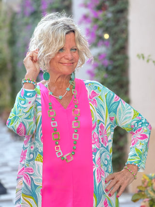 Ethyl Classic Long Length Cardi - Humboldt