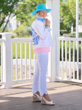 COTTON CANDY COAST LINEN JACKET Cathys Place