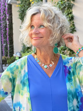 SUMMERTIME Charm Station Paperclip Necklace