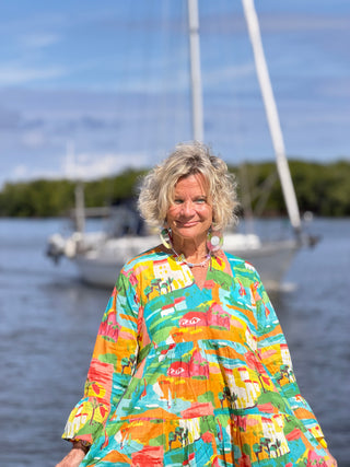 Vacay 3 Ruffle Dress Cathys Place