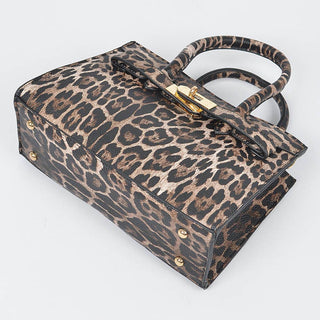 Faux Leo Medium Tote Bag