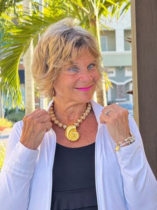 OCEAN BREEZE GOLD NECKLACE