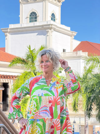 White Oasis Ruffle Dress