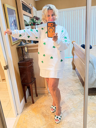 St Patricks Day Glitter weatshirt/Irish Sweatshirt Cathys Place