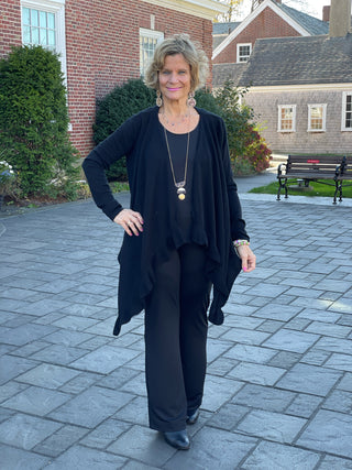HOLIDAY SLEEVE RUFFLE WRAP