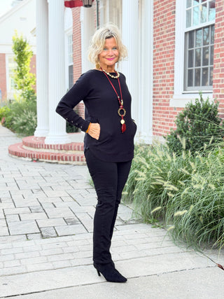 Ethyl Soft Pocket Sweater - Apply ETHYL JEANS