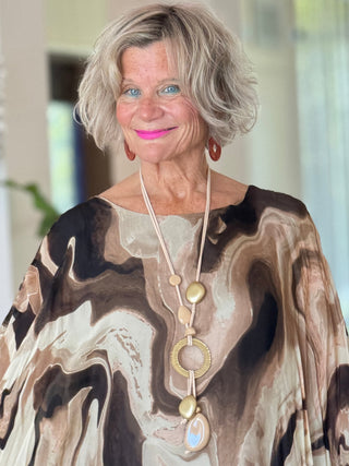 TRAVELING  STYLE SILK TOP Cathys Place