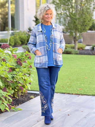 FALL BLUES CARDIGAN Cathys Place