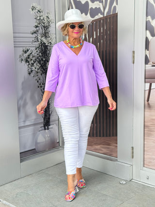 TAILORED V LILAC SLEEVE