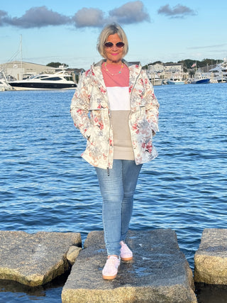 Women's New Englander® Floral Printed Rain Jacket