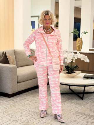 LULU B SCUBA  PINK FULL ZIPPER JACKET LULU-B
