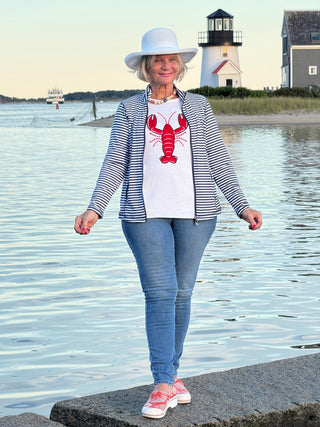 WHITE LOBSTER SWEATER