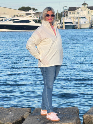 Women’s Beacon Lightweight Pullover WHITE