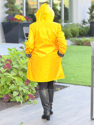 YELLOW POKA DOT POSH RAINCOAT Cathys Place