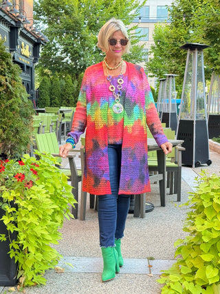 Ethyl Artwork Cardigan