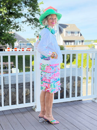 PINK PARADISE GARDEN CHA CHA DRESS TANGO MANGO