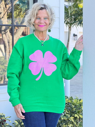 Glitter St. Pattys Day Sweatshirt - Womens St. Patricks Day Cathys Place