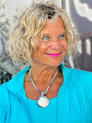 Crystal Shell Necklace Cathys Place