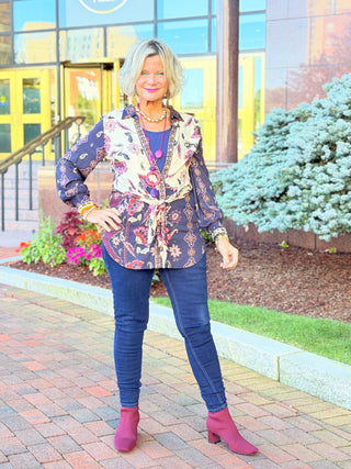KENSINGTON TIE  BLOUSE Cathys Place