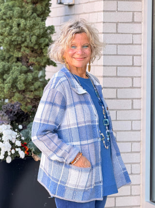 FALL BLUES CARDIGAN Cathys Place
