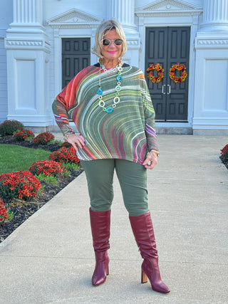 OLIVE POCKET LEGGINGS