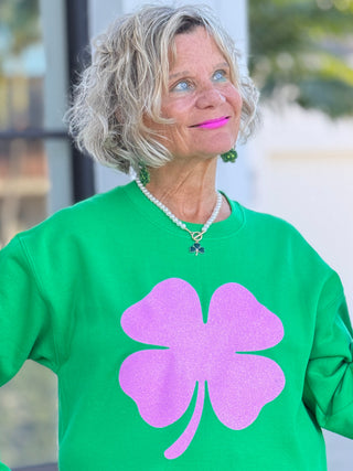 Glitter St. Pattys Day Sweatshirt - Womens St. Patricks Day Cathys Place