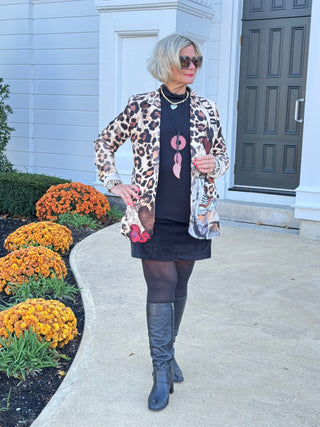 One Size Urban Wild – Leopard Print Blazer PREORDER SHIPS OCTOBER 31 Cathys Place
