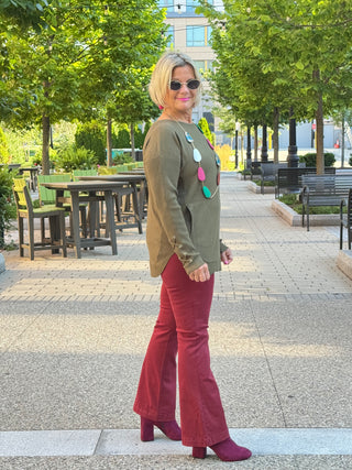 Ethyl Soft Pocket Sweater - Foster
