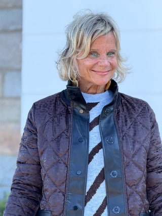 Reversible Puffer With SweaterRemovable Hood CHARLIE B