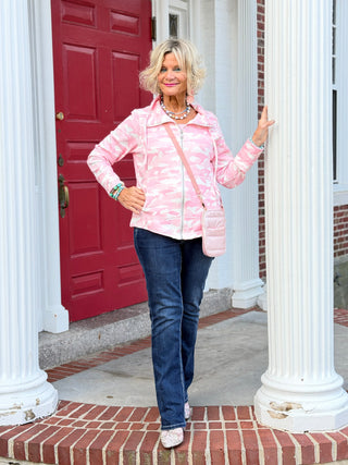 LULU B SCUBA  PINK FULL ZIPPER JACKET LULU-B