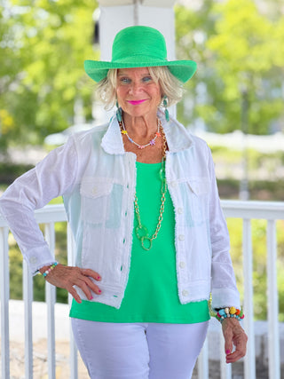 Lulu B Kelly Green Hat Cathys Place
