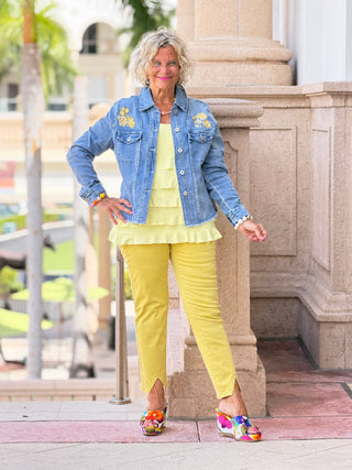 Ethyl Venus V Crop Pants - Northwest ETHYL JEANS