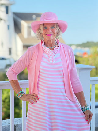 DOCKSIDE PRETTY PINK RUFFLE DRESS Cathys Place